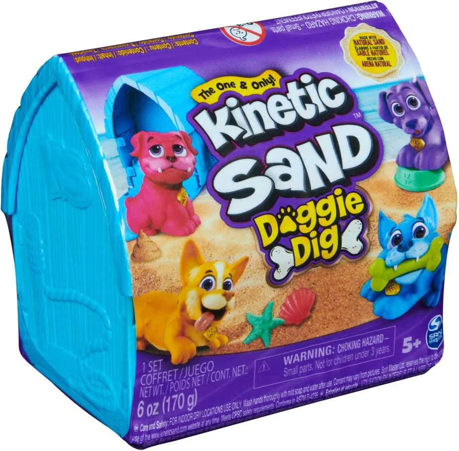 Spin Master KINETIC SAND Rinkinys „Šuniukų kasykla“