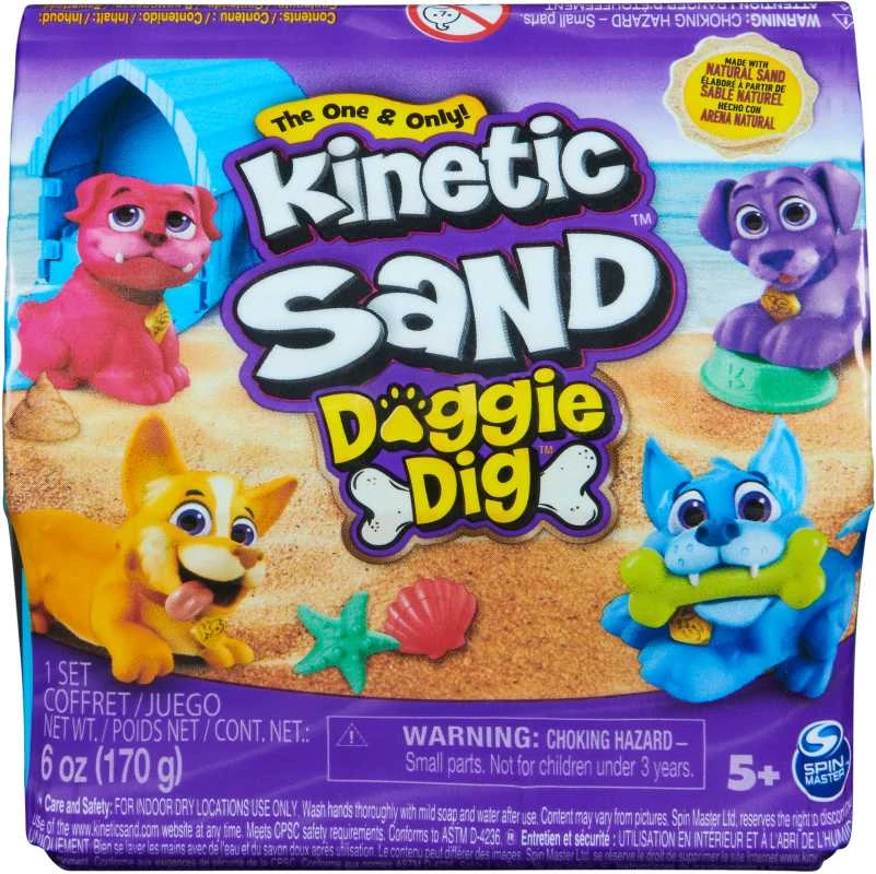 Spin Master KINETIC SAND Rinkinys „Šuniukų kasykla“
