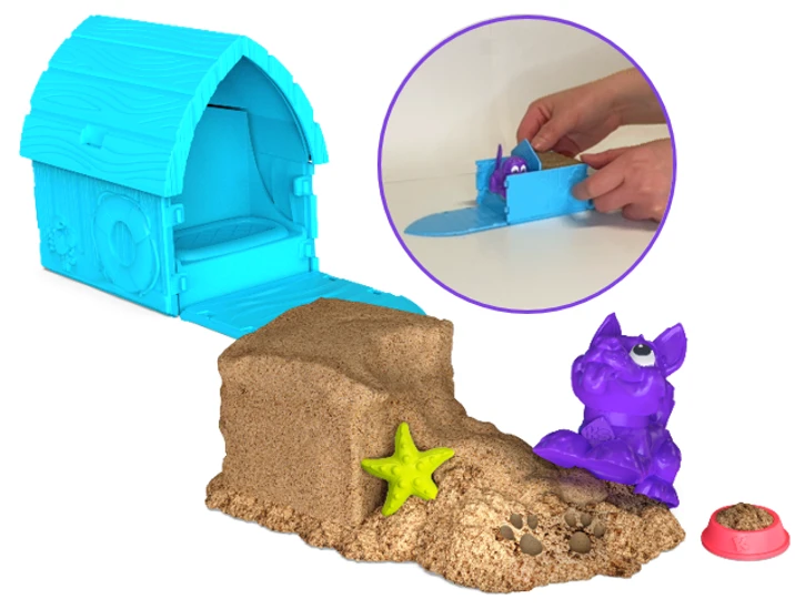 Spin Master KINETIC SAND Rinkinys „Šuniukų kasykla“
