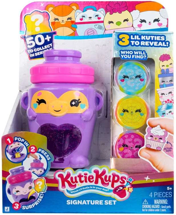 KUTIE KUPS Rinkinys su 3 kapsulėmis ir dozatoriumi