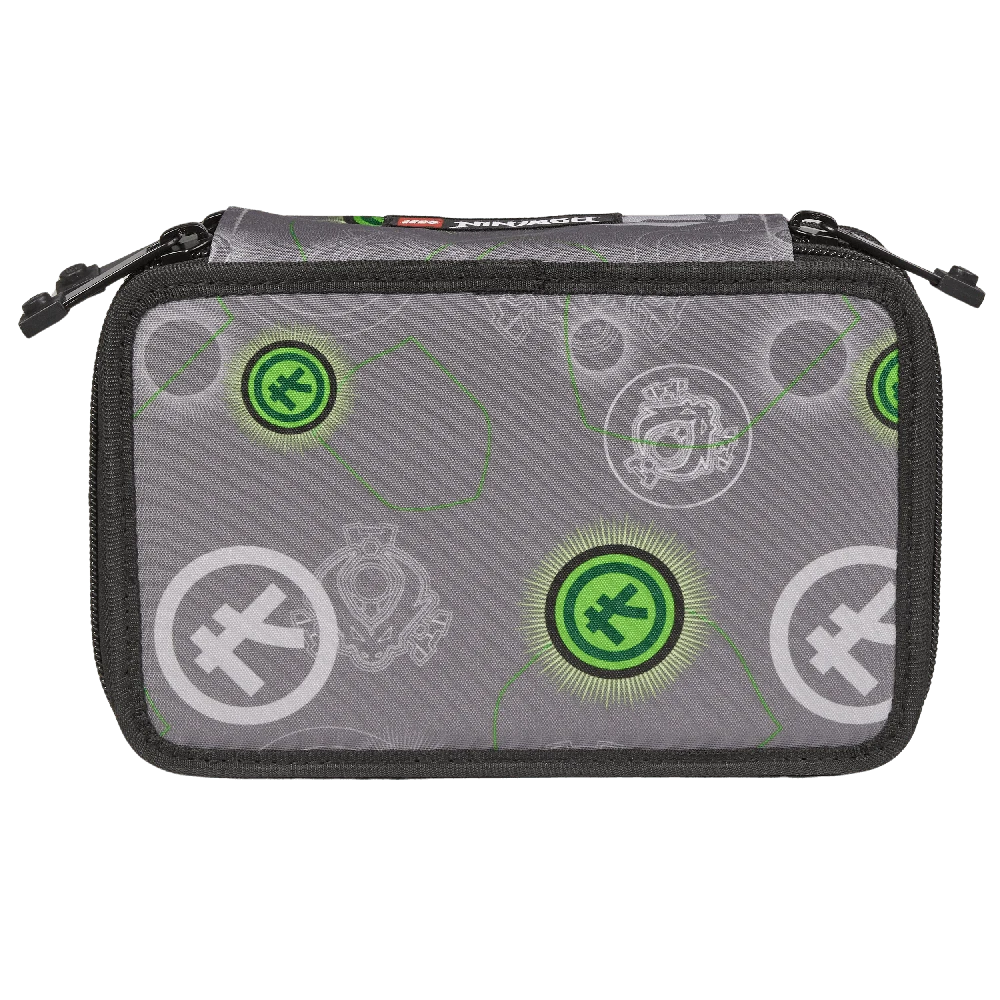 LEGO BAGS LEGO NINJAGO 3 skyrių pieštukinė su kanceliarinėmis priemonėmis „Elemental Master of Energy“