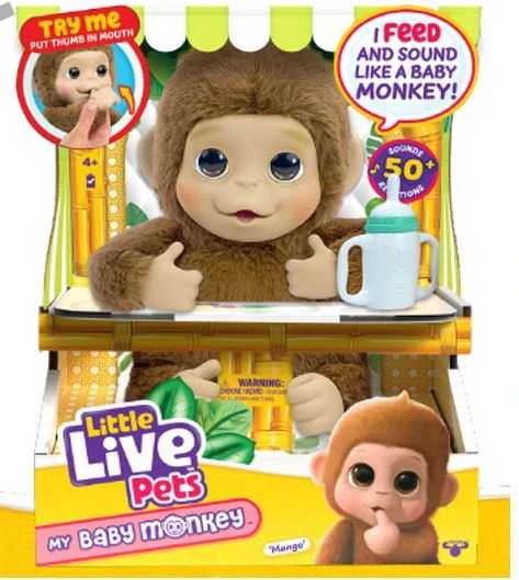 LITTLE LIVE PETS Interaktyvi bezdžionėlė