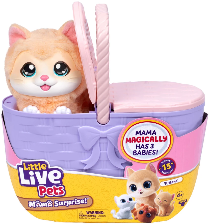 LITTLE LIVE PETS Interaktyvus rinkinys „Mama Surprise Kitty“