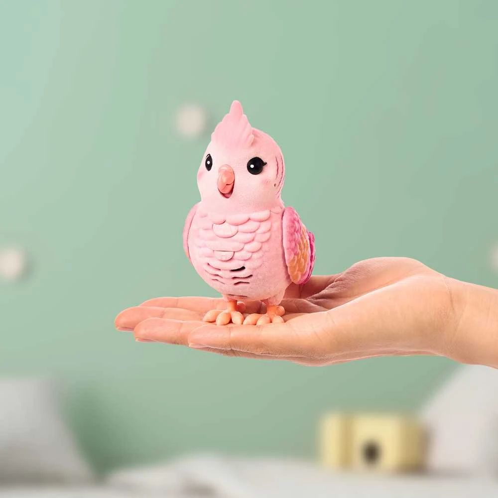 Moose Interaktyvus žaislinis paukščiukas Little Live Pets My Really Real Bird & Cage Indie