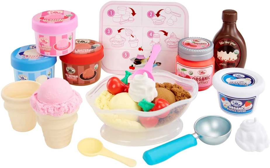 Little Tikes 639661-EUC „Creative Chefs“ ledo kreminio kepimo rinkinys