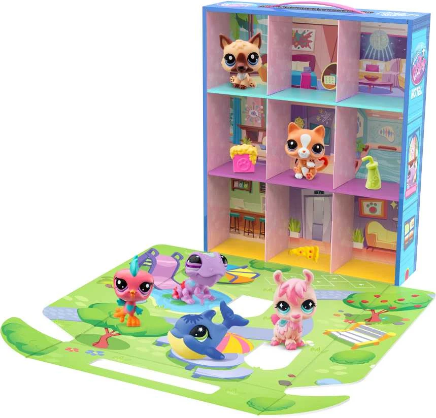 TM Toys LITTLEST PET SHOP Rinkinys „Gyvūnėlių viešbutis“