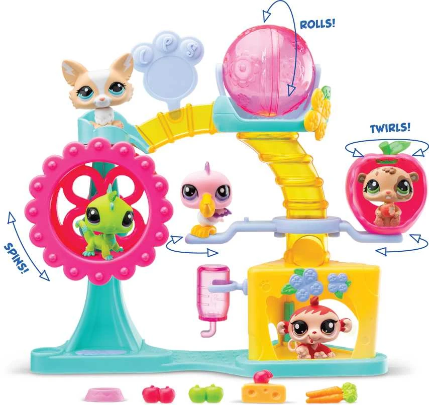 TM Toys LITTLEST PET SHOP rinkinys Linksmybių fabriko žaidimų aikštelė