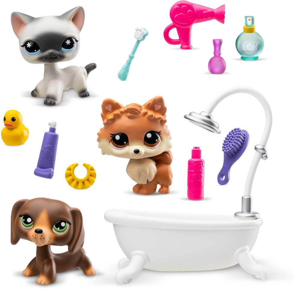 TM Toys LITTLEST PET SHOP Rinkinys „Gyvūnėlių SPA“