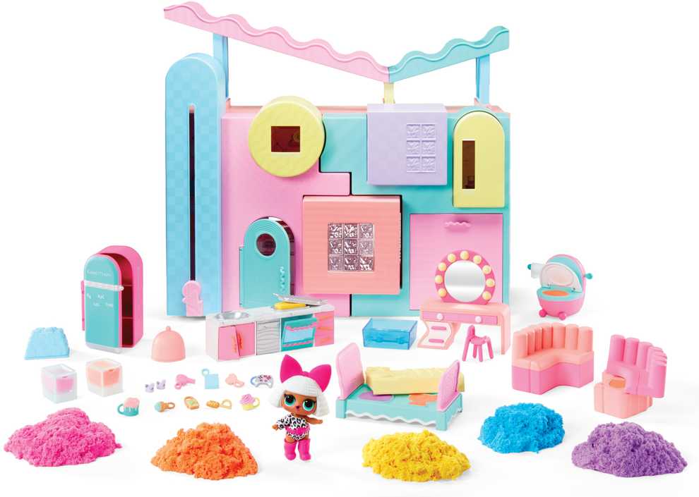 MGA LOL SURPRISE NAMELIS SQUISH SAND MAGIC SU LĖLYTE DIVA