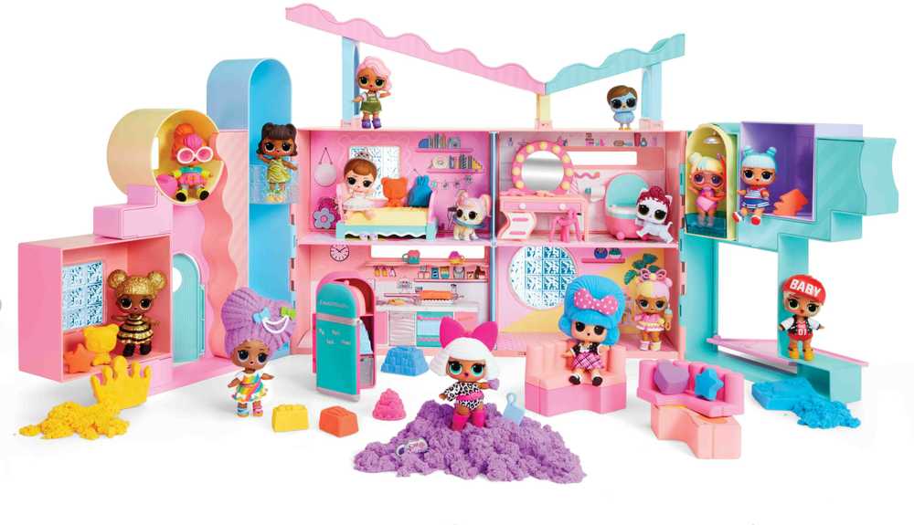 MGA LOL SURPRISE NAMELIS SQUISH SAND MAGIC SU LĖLYTE DIVA