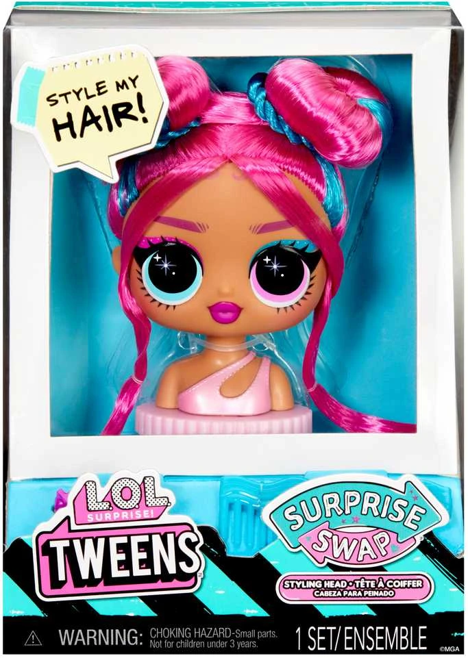 LOL Surprise Tweens Surprise Swap - Stilizavimo galvos