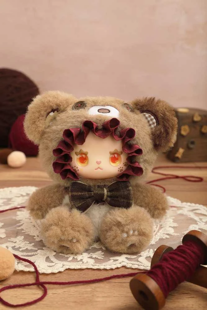 LUCKY EMMA Lovely Emma Pliušinis raktų pakabukas-siurprizas - Bear Alliance Series