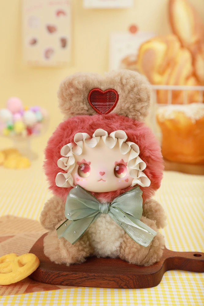LUCKY EMMA LOVELY EMMA Pliušinis raktų pakabukas-siurprizas - Sweet Treat Bunnies
