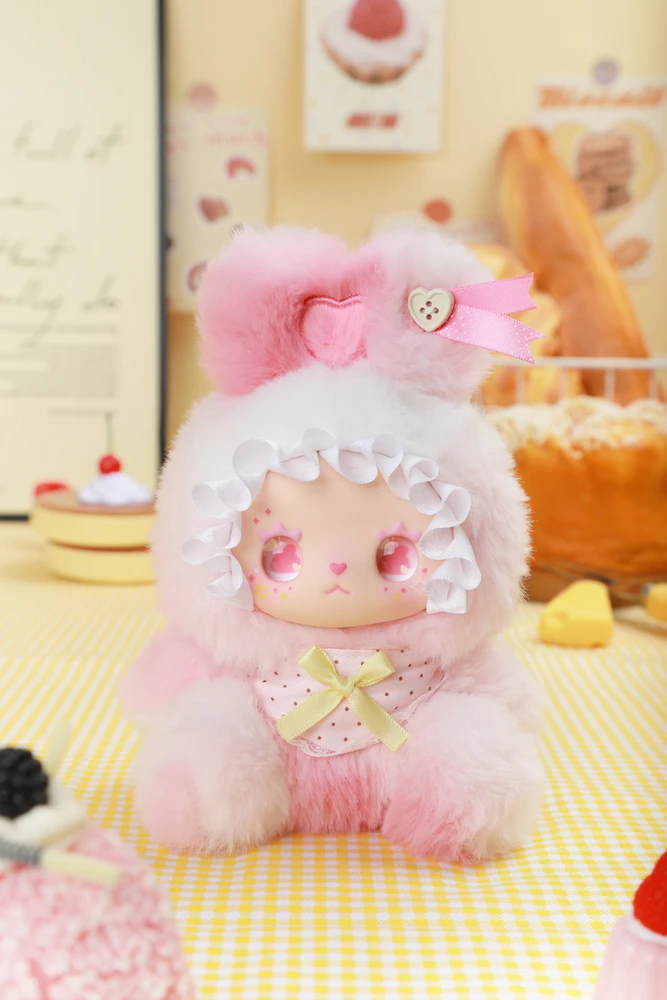 LUCKY EMMA LOVELY EMMA Pliušinis raktų pakabukas-siurprizas - Sweet Treat Bunnies