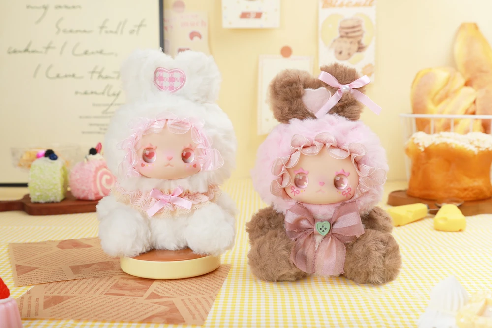 LUCKY EMMA LOVELY EMMA Pliušinis raktų pakabukas-siurprizas - Sweet Treat Bunnies