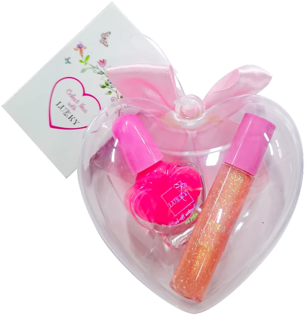 LUKKY Nagų lakas ir lūpų blizgis