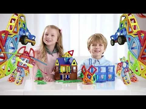 Magformers MAGF Magnetinis rinkinys „Karuselės“, 46 vnt.