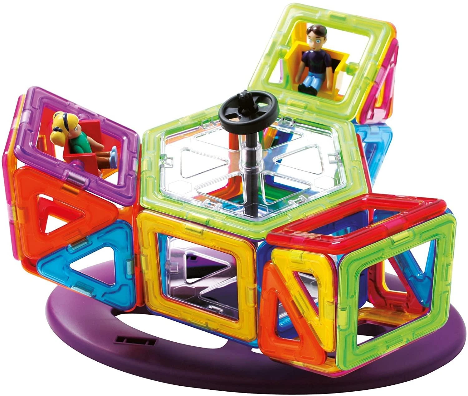 Magformers MAGF Magnetinis rinkinys „Karuselės“, 46 vnt.