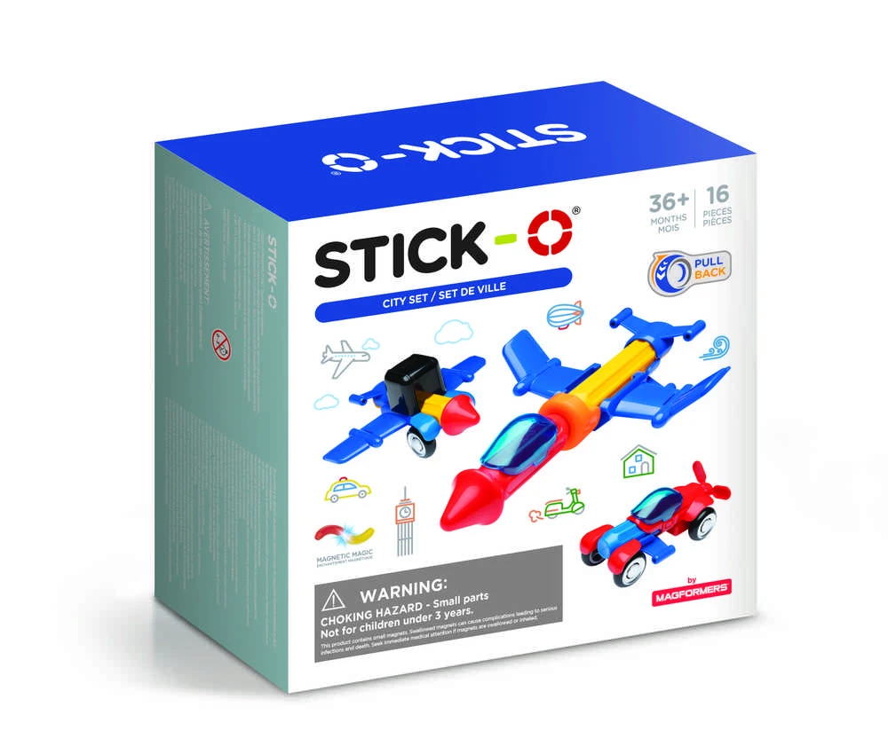 MAGFORMERS Magnetinis rinkinys „Miestas“, 16 det.