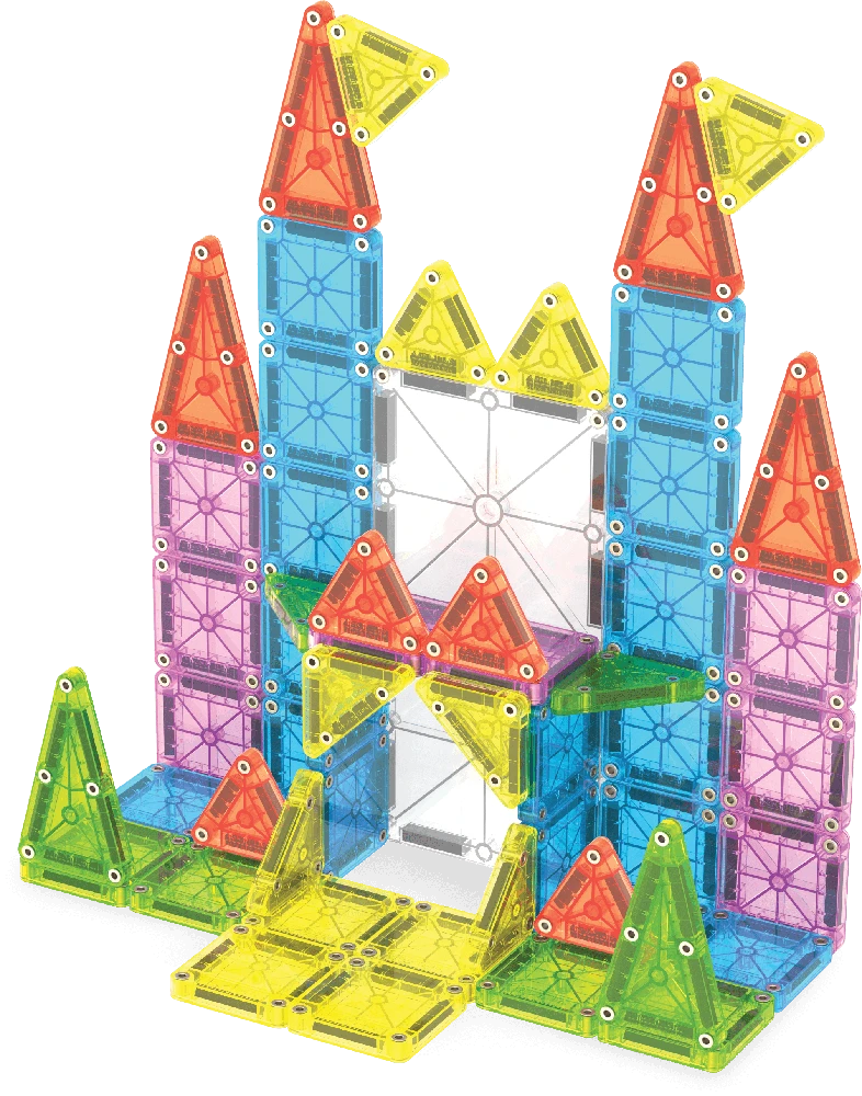 MAGNA-TILES Didelis kelioninis magnetinis konstruktorius „Micromags“, 55 det.