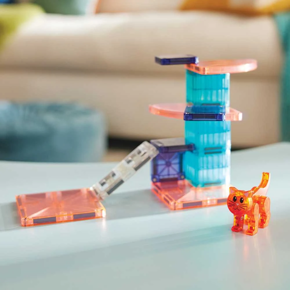 MAGNA-TILES Magnetinis konstruktorius „Kačiuko draskyklė“, 13 det.