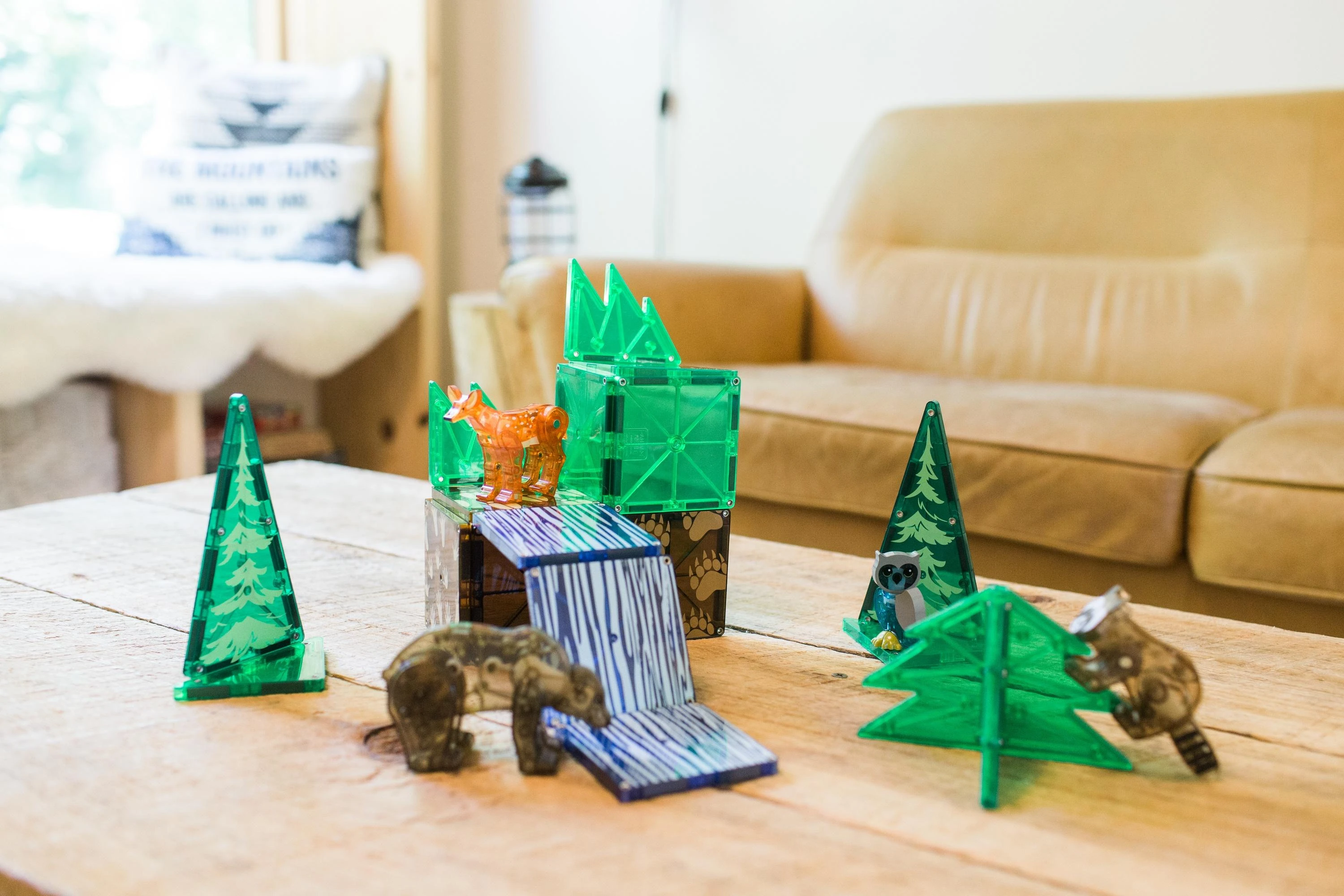 MAGNA-TILES Magnetinis konstruktorius „Miško gyvūnai“, 25 det.
