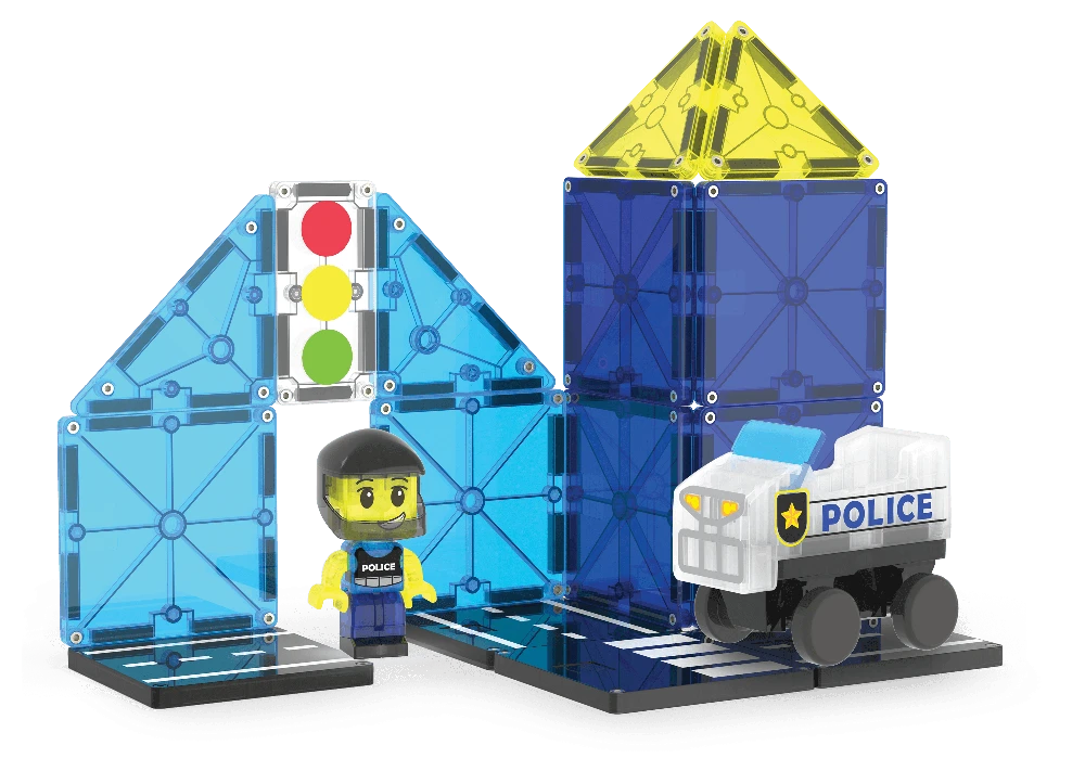 Kontext MAGNA-TILES Magnetinis konstruktorius „Policijos patrulis“, 20 det.