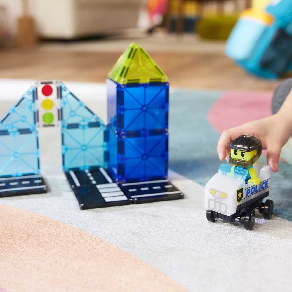 Kontext MAGNA-TILES Magnetinis konstruktorius „Policijos patrulis“, 20 det.