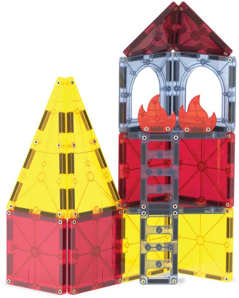 MAGNA-TILES Magnetinis konstruktorius „Ugniagesių automobilis“, 27 det.