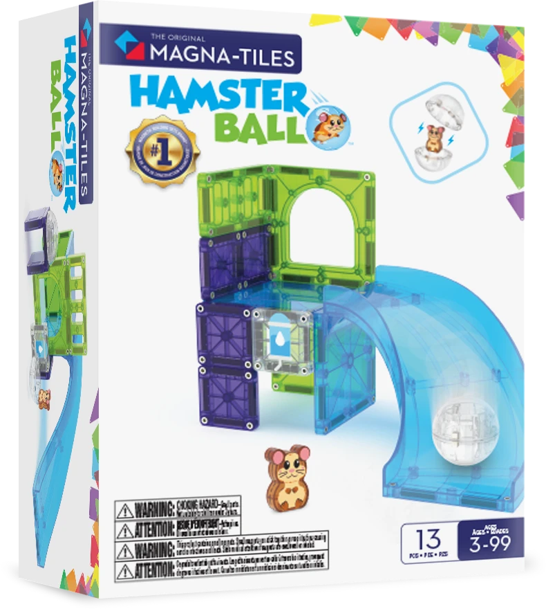 MAGNA-TILES Magnetinis konstruktorius „Žiurkėno kamuolys“, 13 det.