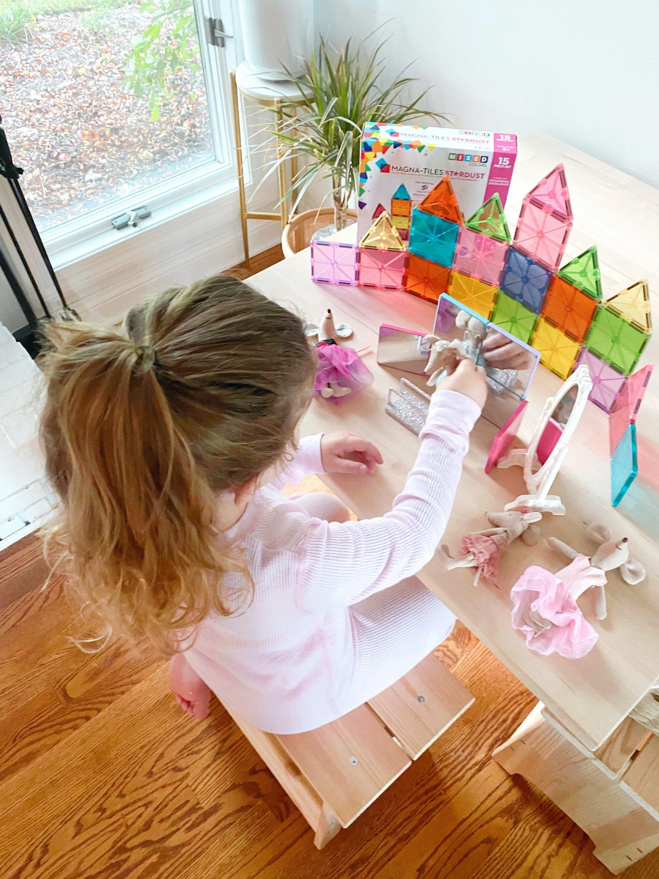 MAGNA-TILES Magnetinis konstruktorius „Žvaigždžių dulkės“, 15 det. aprašymas - Prekės nuotrauka