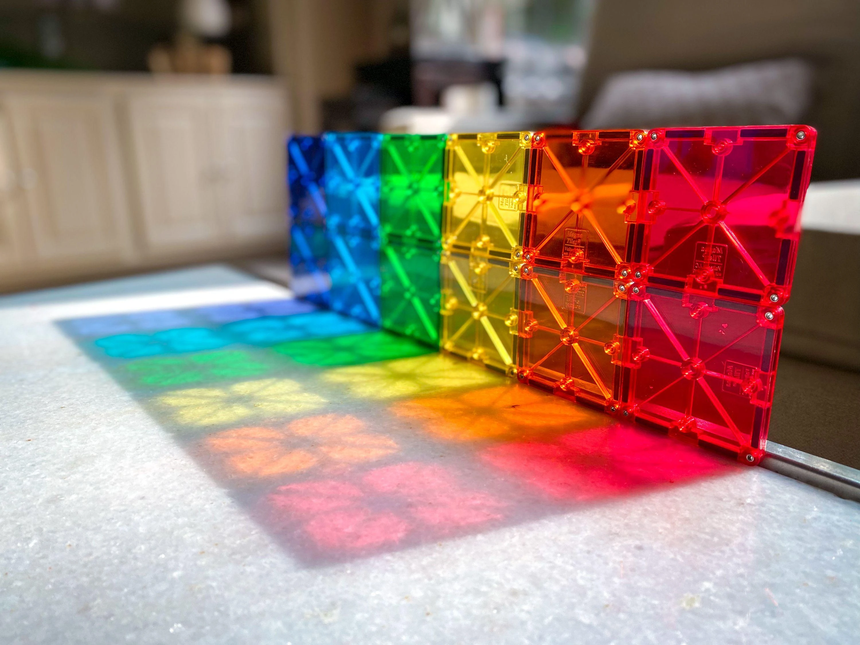 MAGNA-TILES Magnetinis permatomas konstruktorius, 32 det.