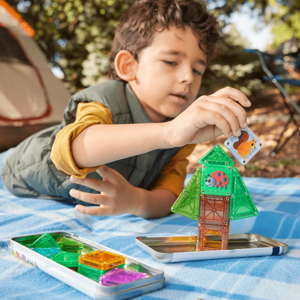 MAGNA-TILES MICROMAGS Kelioninis konstruktorius „Treehouse“, 24 det.