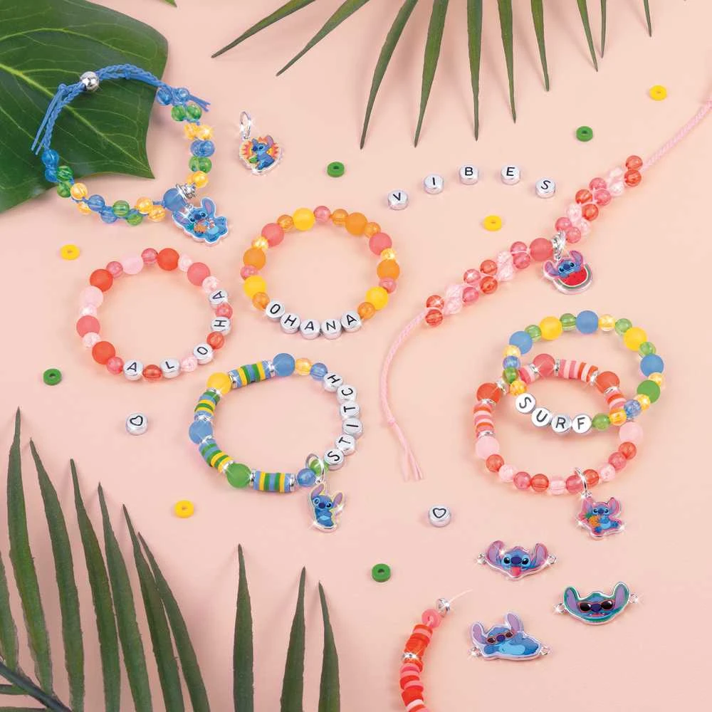 MAKE IT REAL DISNEY STITCH DIY Papuošalų gaminimo rinkinys
