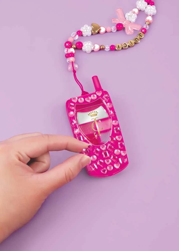 JUICY COUTURE MAKE IT REAL „“ kūrybinis rinkinys su lūpų blizgiais „Telefonas“