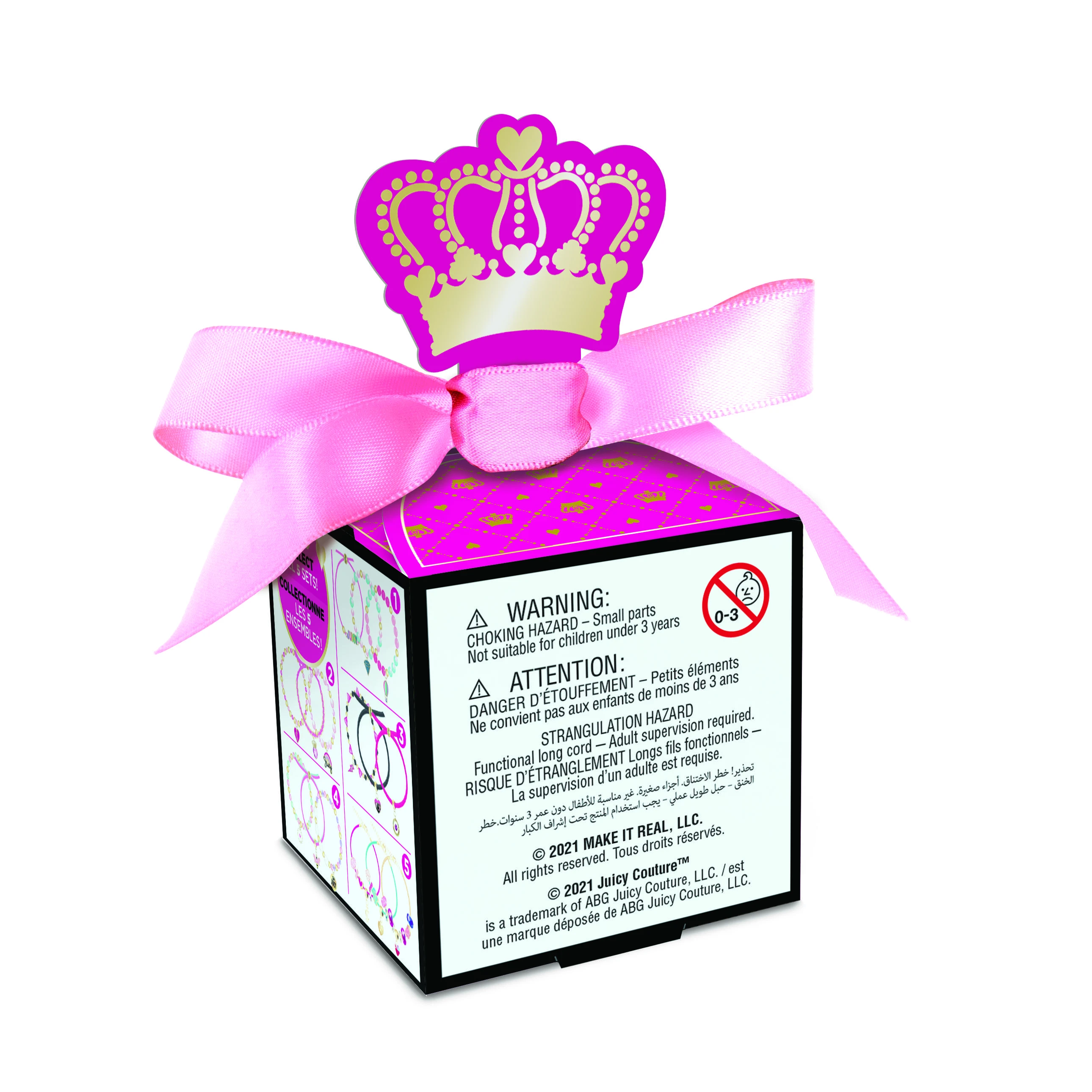 MAKE IT REAL „Juicy Couture“ papuošalų gaminimo rinkinys-siurprizas