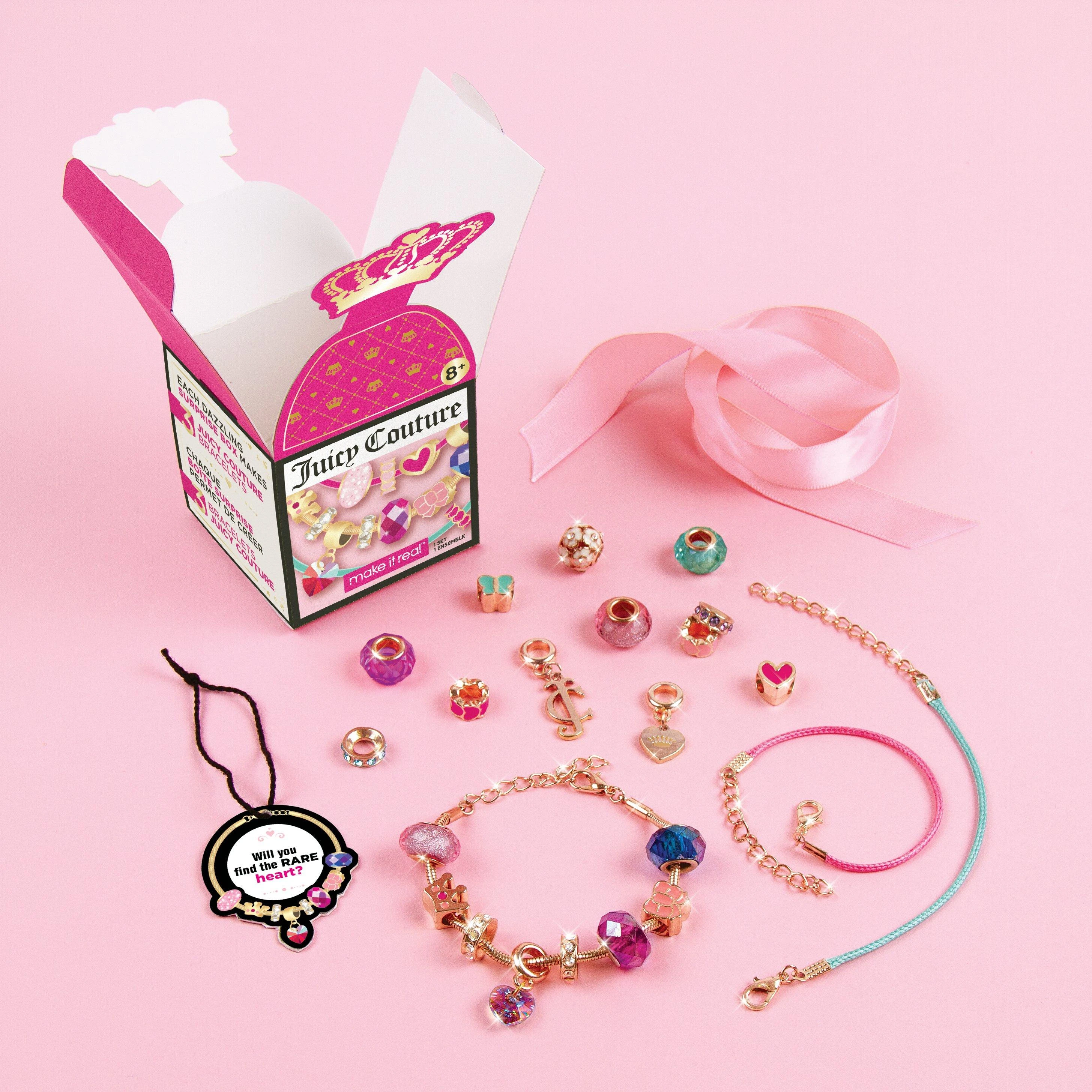 MAKE IT REAL „Juicy Couture“ papuošalų gaminimo rinkinys-siurprizas