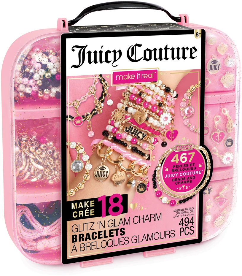 MAKE IT REAL JUICY COUTURE Papuošalų kūrimo rinkinys „Glitz N Glam“