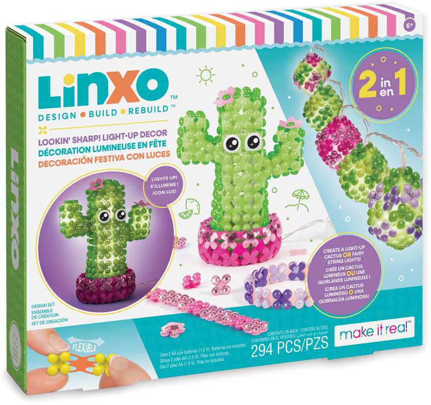 MAKE IT REAL „LinXo“ šviečiančių kambario dekoracijų rinkinys