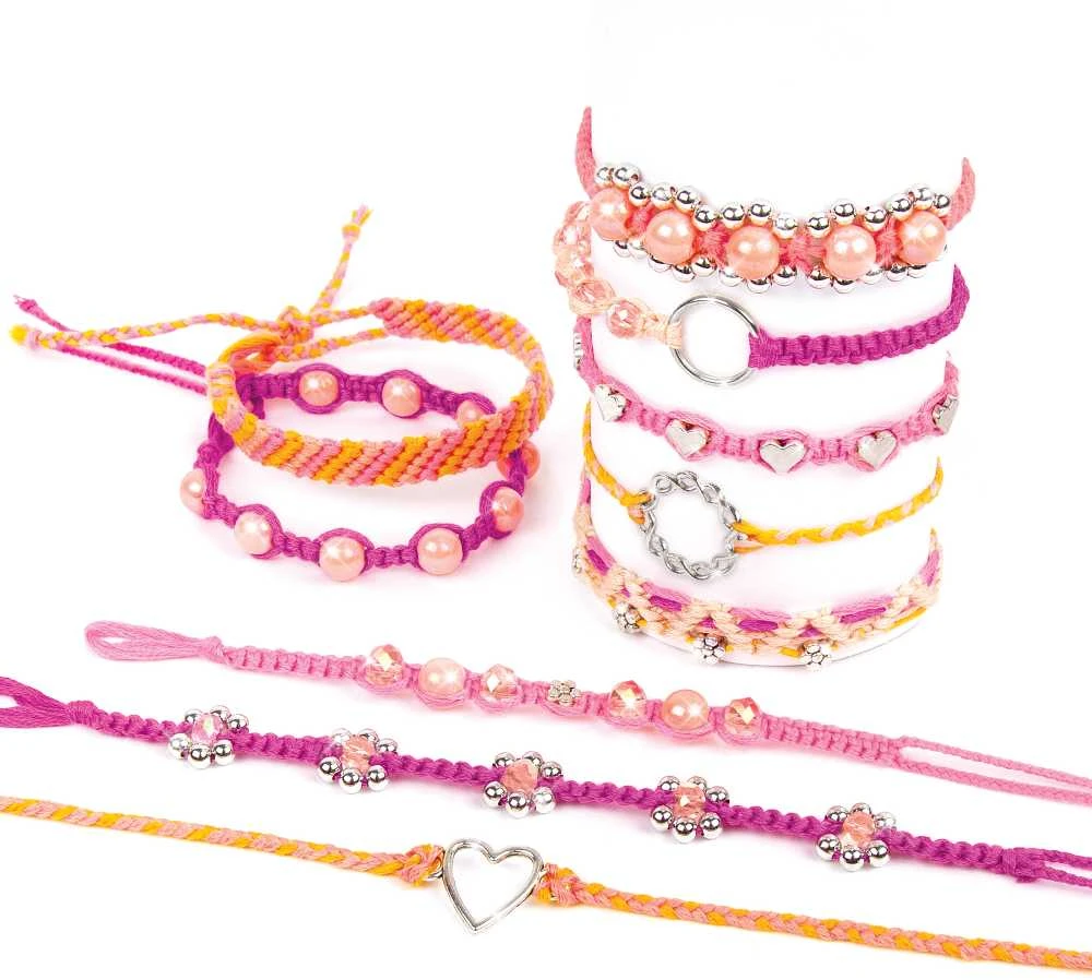 MAKE IT REAL Pintos apyrankės „Macrame“