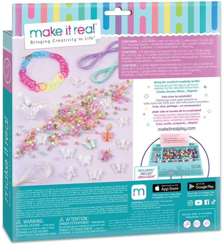 MAKE IT REAL Rinkinys „Papuošalai su drugeliais“
