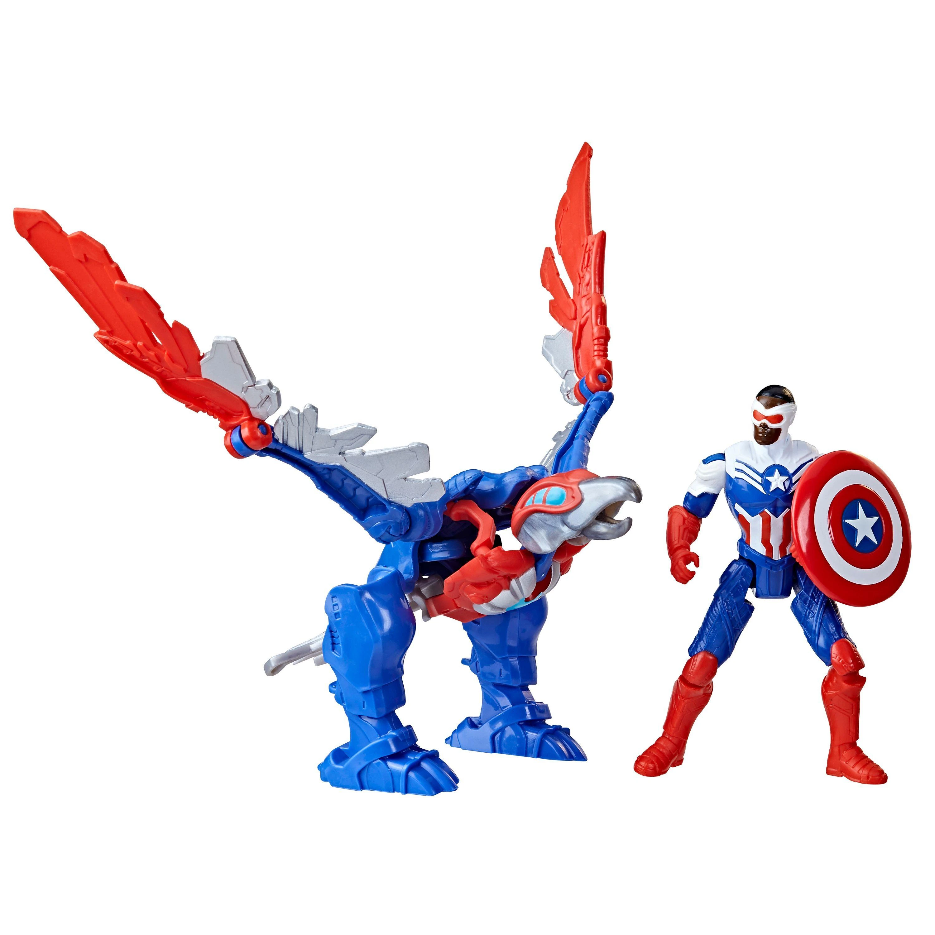 MARVEL MECH STRIKE 3.0 figūrėlė ir kostiumas, 10 cm