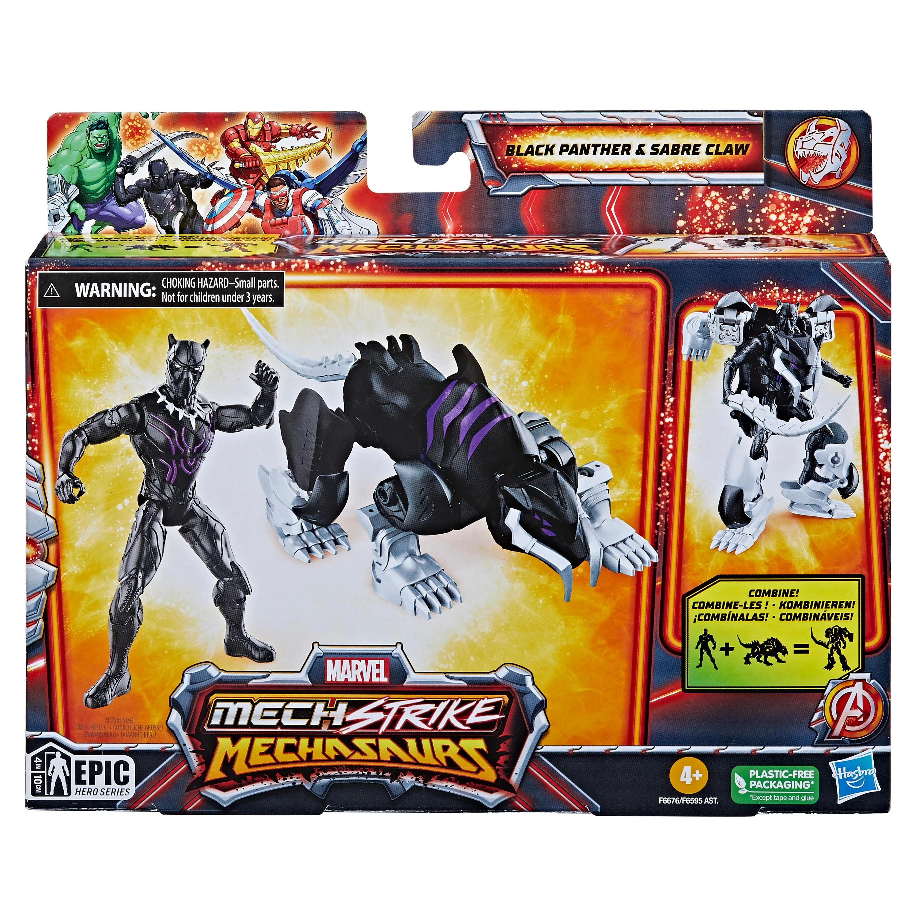 MARVEL MECH STRIKE 3.0 figūrėlė ir kostiumas, 10 cm