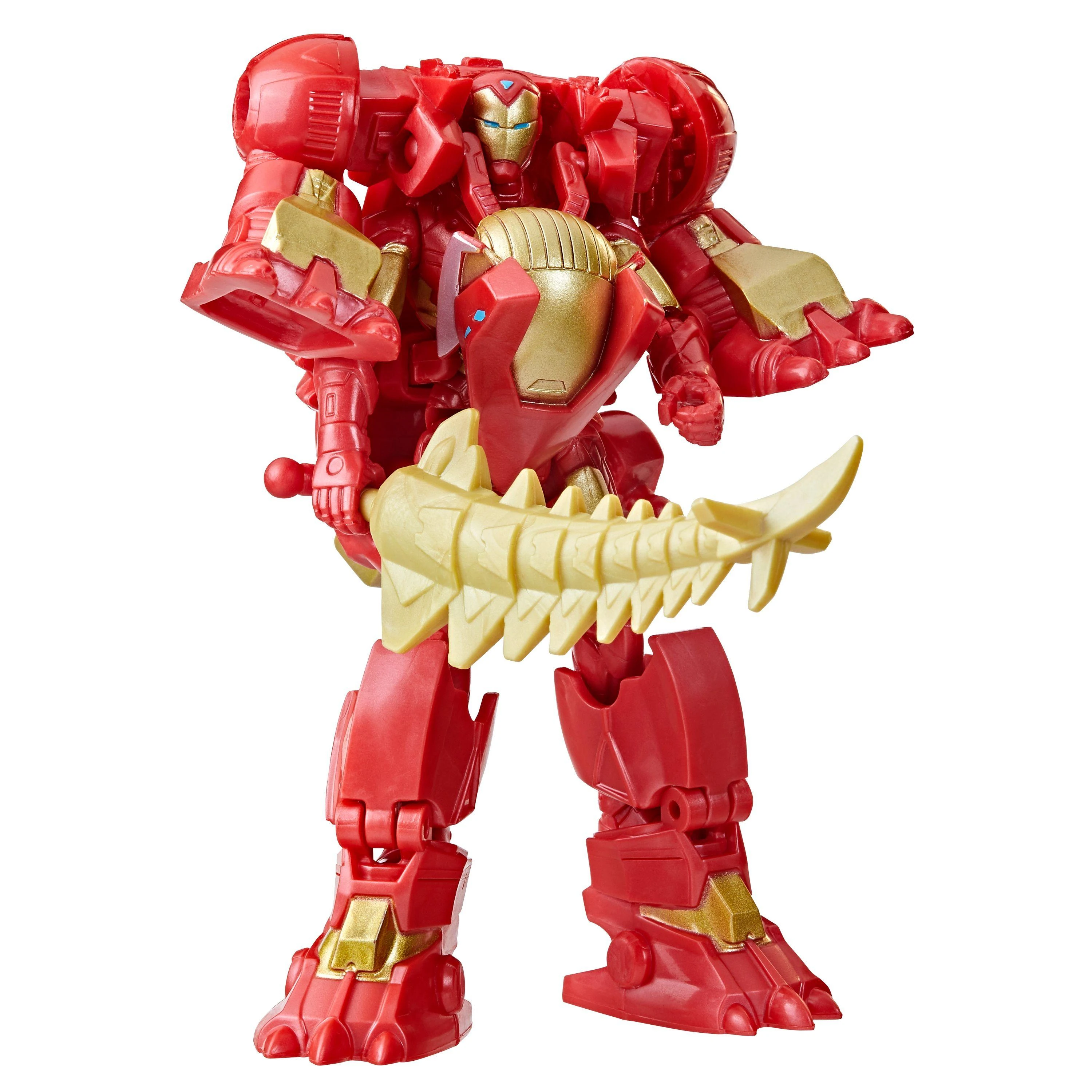 MARVEL MECH STRIKE 3.0 figūrėlė ir kostiumas, 10 cm