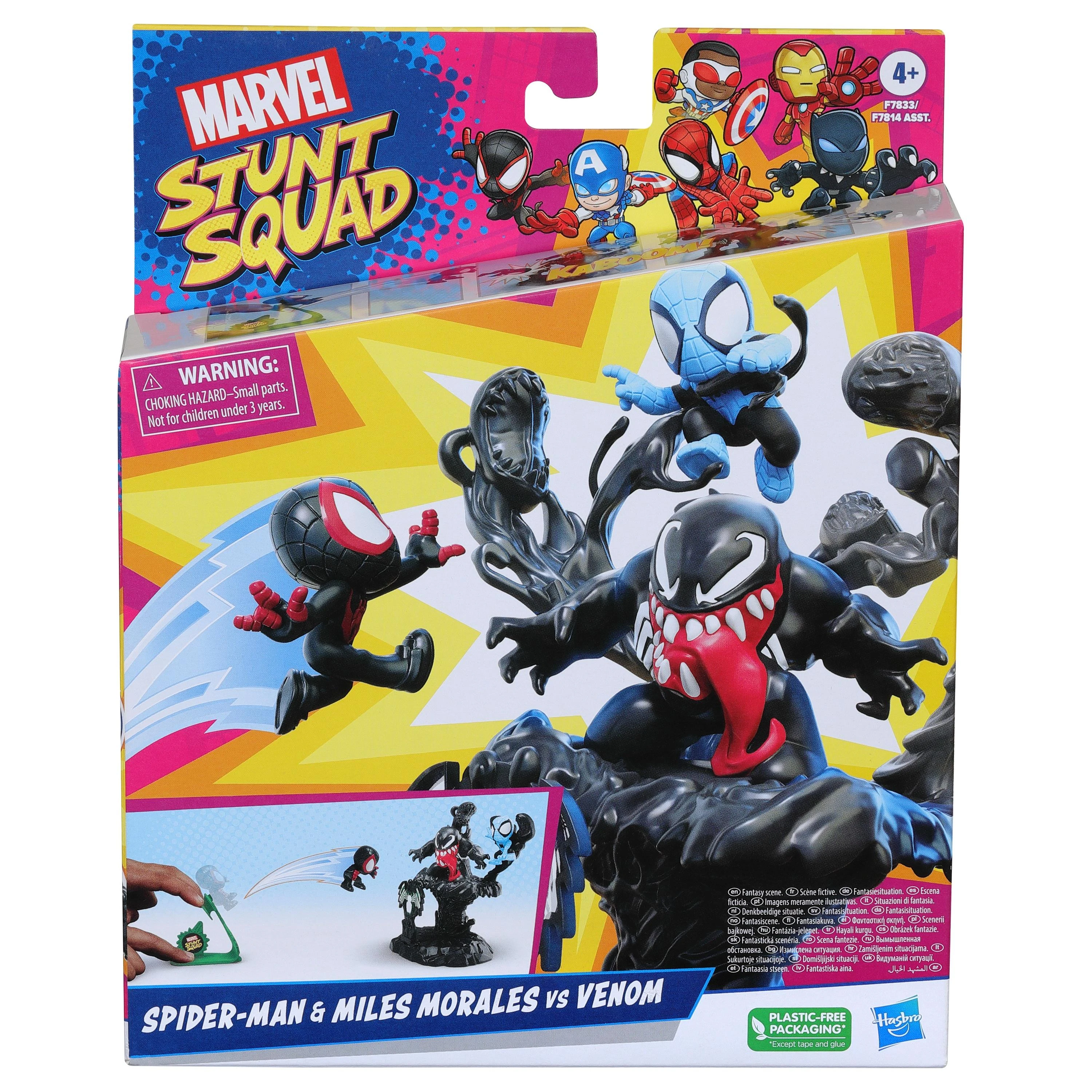 MARVEL Stunt Squad rinkinys „Blogiuko nokautas“