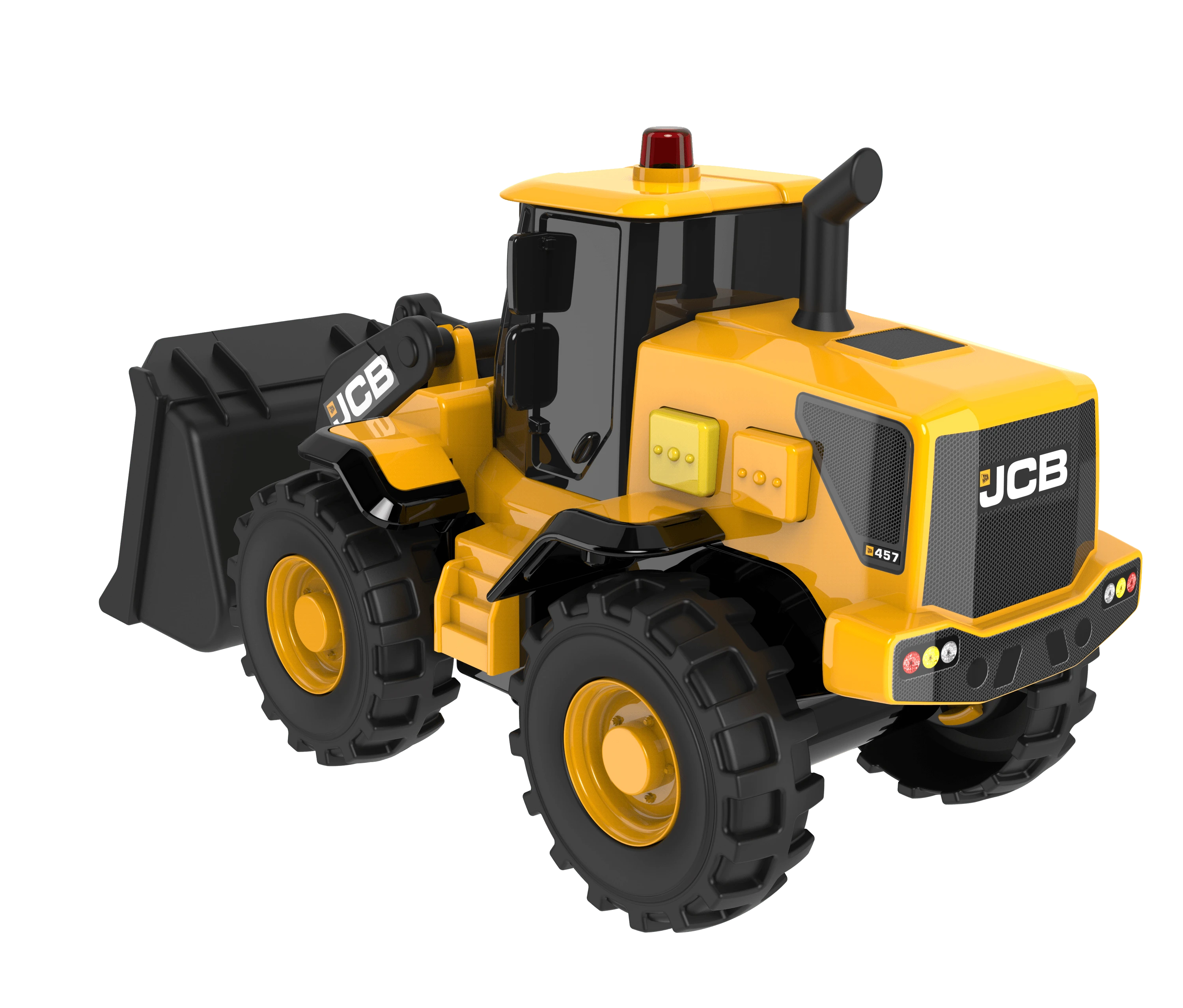 Mažas JCB krautuvas su šviesomis ir garsais