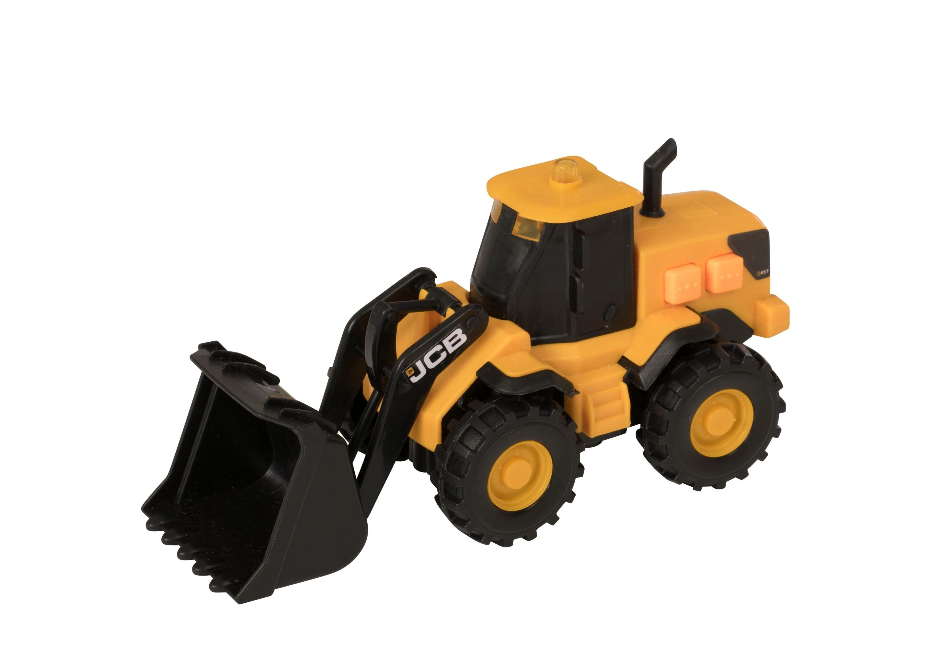 Mažas JCB krautuvas su šviesomis ir garsais