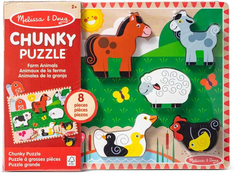 MELISSA & DOUG Dėlionė „Ūkis“