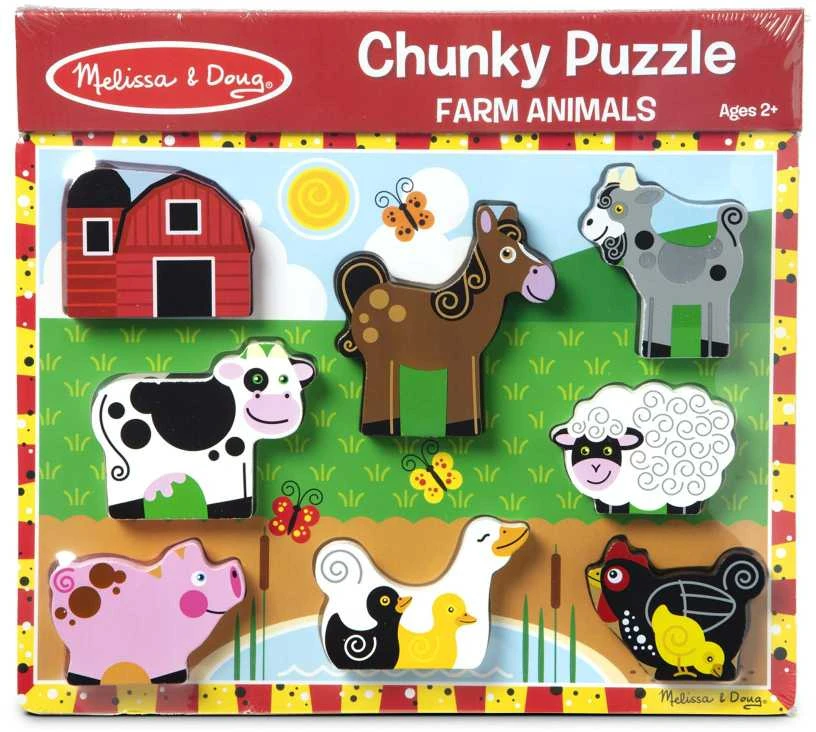 MELISSA & DOUG Dėlionė „Ūkis“