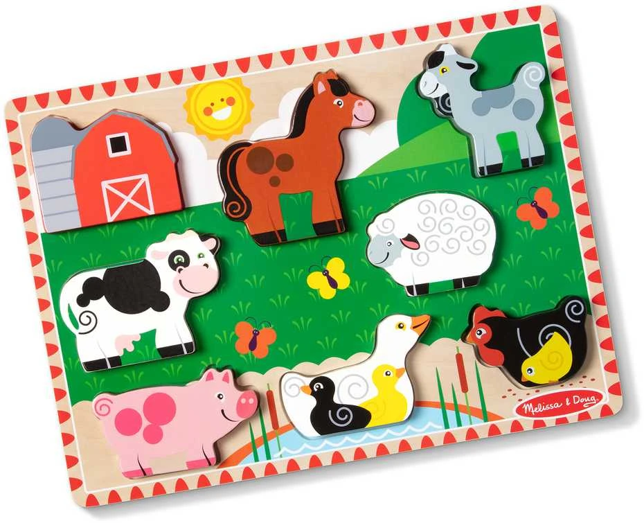 MELISSA & DOUG Dėlionė „Ūkis“